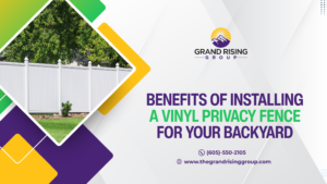 Benefits of Installing a Vinyl Privacy Fence for Your Backyard